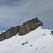 Blick vom Schafberg zum Graustock Skigipfel (Klettersteig)