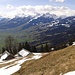 Alvierkette von der Alpe Stos