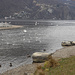 Mündung des Cassarate in den Lago di Lugano