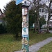 Guidepost in Riedikon. Nice ideas for my next bycicle tours!