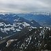 Gipfelschau über das Inntal ins Karwendel.