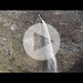 Bellissima e imponente cascata dal sentiero che sale tra Melano e Rovio