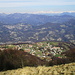 salendo verso il Monte Linzone : panorama sulla Valle Imagna