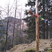 Erstes Gipfelkreuz am hohen Madron.