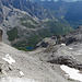 Tiefblick zum Partnunsee