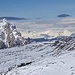 hinterm Dürrenstein die Zillertaler Gletscher