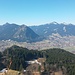 Blick vom Falkenstein auf Pronten, Alpspitze und Edelsberg