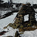 A very special cairn at the summit of Büelenhorn.