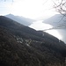 auch der Südarm des Lago di Lugano und der Damm werden wieder sichtbar