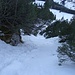 Im Couloir. Blick zurück