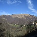 Start in Cabbio<br />auf dem Foto: Muggio und der Monte Generoso