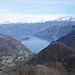 kurz vor dem Vorgipfel bereits schöner Blick zum Lago di Como