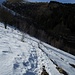 in den Nordflanken hatten sich noch Schneefelder gehalten