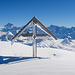 Gipfelkreuz Blüemberg vor einem tollen Hintergrund