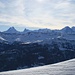 zwar nicht ganz so knallig und sichtig, doch halt immer wieder beeindruckend die Sicht zum "grossen" Berner Panorama