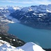 idyllisch, diese Sicht auf den Brienzer See und in die Zentralschweizer Alpen ...