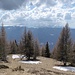 Wolkenhaufen über den Dolomiten