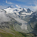 Dent Blanche (4357m), unmittelbar davor Grand Cornier (3962m) mit dem Glacier de Moiry