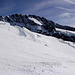 Mitten in der Abfahrt auf dem Jungfraufirn.