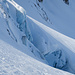 Alpines Flair bei der kurzen Steilstufe vom Ammertegletscher