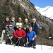 Foto di gruppo con il Monte Moro alle spalle; da sx in alto: Alberto, Franco, Aldo, Carlo, Nevio, Paolo, Fabrizio, io.