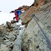 Abstieg am Klettersteig Mitterkarjoch