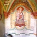 Sehr alte Fresken im Oratorio von Madonne di Monte