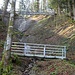 Blick hoch zu den Eisenkonstruktionen am Hämelbach