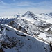 Links hintern Rimpfischhorn, dann Monte Rosa.<br />Im Vordergrund Bildmitte das Brunegghorn