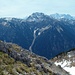 Kreuzspitze, links davon der flache Kuchelberggrat, der eine schöne Aufstiegsmöglichkeit bietet