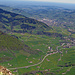 Aussicht vom Alp Siegel (1738 m) aus nach Appenzell.