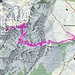 GPS-Track als KML in die Schweizer LandesKarte importiert