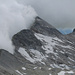 Ganz links Pizzo Mondelli (2958m), in der Bildmitte Joderhorn (3036m) und rechts die kecke Punta San Pietro (2905m)