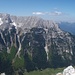 ganz rechts die selten bestiegene untere Wettersteinspitze,links daneben die leichtere obere Wettersteinspitze