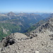 Blick nach NO zum Hochvogel, unten das Hornbachtal