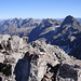 nochmal ein schöner Blick zur Marchspitze und zur Hornbachkette, diesmal von der Krottenspitze(Oktober 2007). Damals hat's mich schon gefuchst, noch nie dort oben gewesen zu sein! Aber: kommt Zeit, kommt Berg....