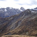 Blick von der Jochspitze(2232m) nach SW zur Marchspitze(rechts der Bildmitte), rechts der Große Krottenkopf(Okober 2005)