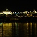Am Morgen früh kurz vor Livorno. Ein anderes Schiff das den Hafen von Livorno anläuft.