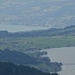 Two lakes: Sihlsee and Zürisee as seen form Schülberg