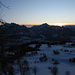 Übersaxen-Brosi, dahinter unsere Hausberge Gurtisspitze-Galinakopf und Drei Schwestern