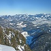 Das Inntal trennt die Bayerischen Voralpen von den Chiemgauer Alpen.