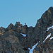 ein flüchtiger Blick nach links und ich sehen den besten Bergsteiger der Alpen, auf einer Gratanhöhe stehen.