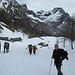 Risaliamo il canalone dall'Alpe Misanco