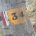 La numerazione del sentiero è sempre la stessa, cioè ancora il N.34