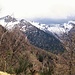 La testata della valle dall'Alpe Luarn.