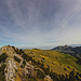 Blick über die Alp Siegel vom SW Grat