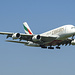 Ein A380 der Emirates