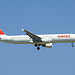 Ein A321 der Swiss