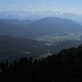 Diesiger Blick über Jachenau ins Karwendel