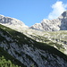 Blick zur Roßlochspitze, mit ihrem schönen Westgrat